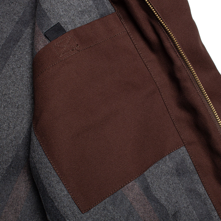 Carhartt WIP - Detroit Jacket
Style # I015264-1YL
Color : Tobacco / Black (Rigid)