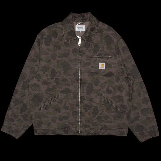 Carhartt WIP - Duck Detroit Jacket
Style # I034281-3EL
Color : Green / Porphyry Camo Duck (Garment Dyed)