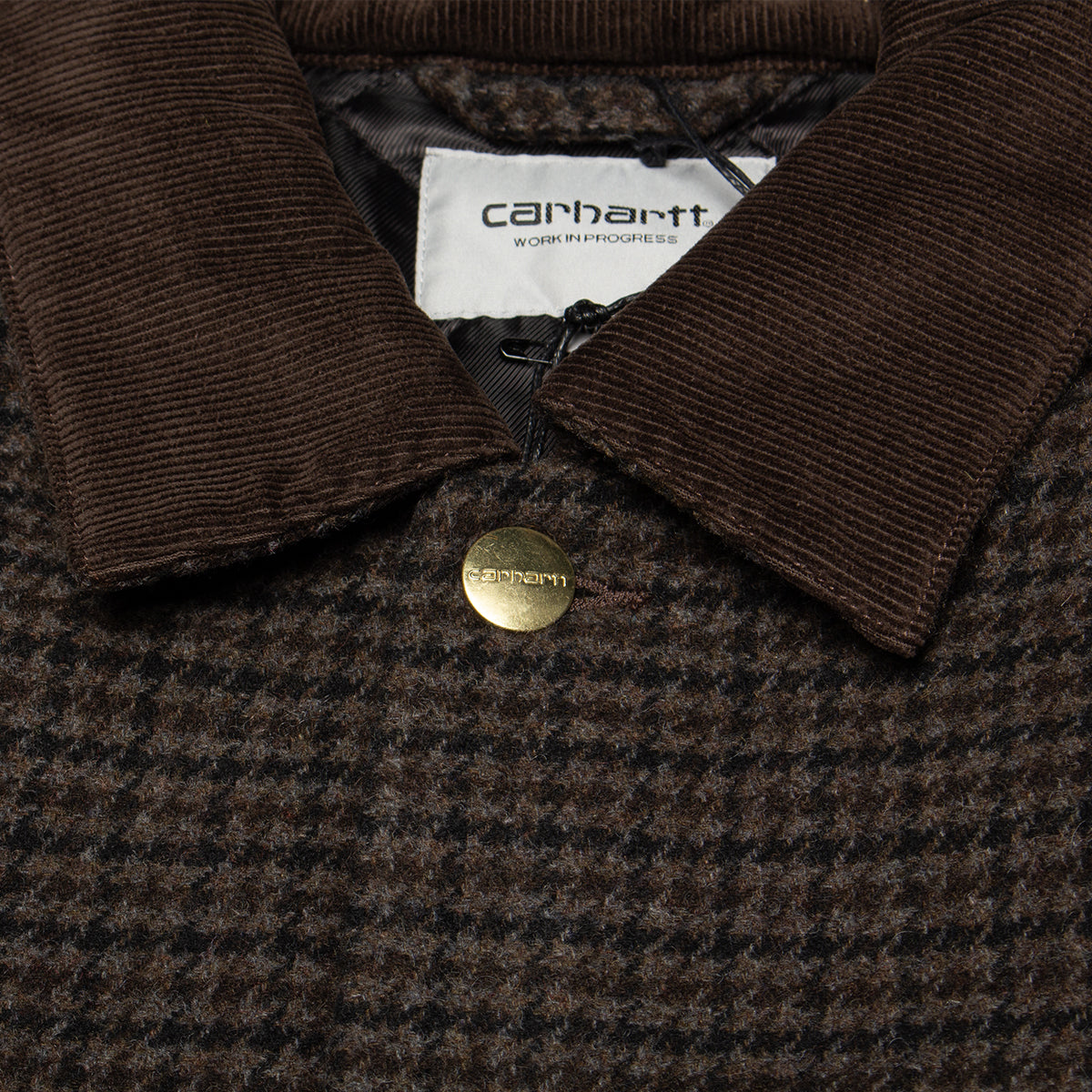 Carhartt WIP - Lowis Houndstooth Chore Coat
Style # I035344-35M
Color : Vitola Heather