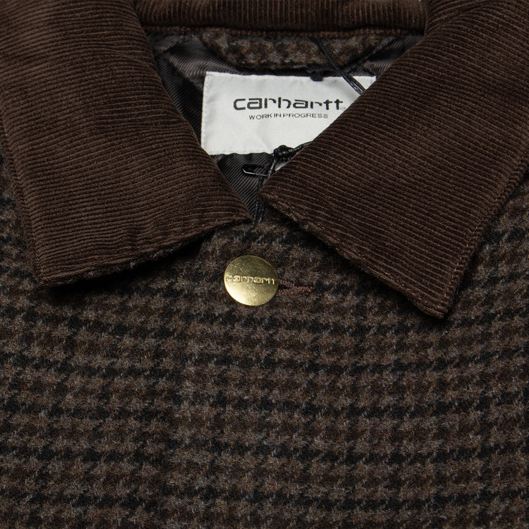 Carhartt WIP - Lowis Houndstooth Chore Coat
Style # I035344-35M
Color : Vitola Heather