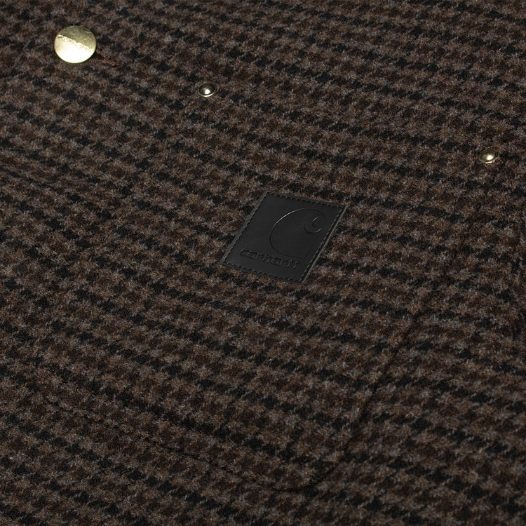 Carhartt WIP - Lowis Houndstooth Chore Coat
Style # I035344-35M
Color : Vitola Heather
