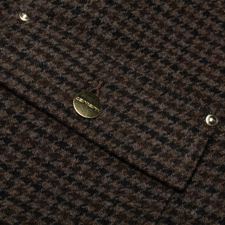 Carhartt WIP - Lowis Houndstooth Chore Coat
Style # I035344-35M
Color : Vitola Heather