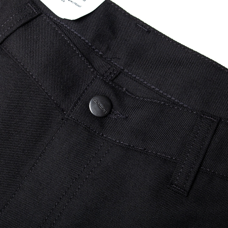 Carhartt WIP - Ray Single Knee Pant
Style # I035635-8901
Color : Black (Rigid)
