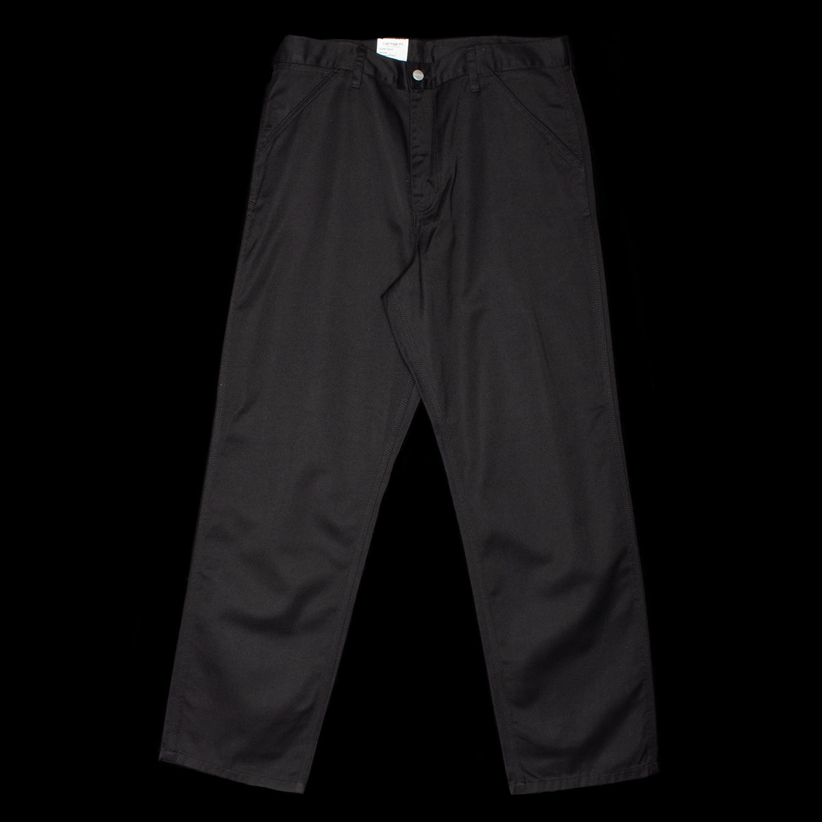 Carhartt WIP - Simple Pant
Style # I034907-8902
Color : Black (Rinsed)
