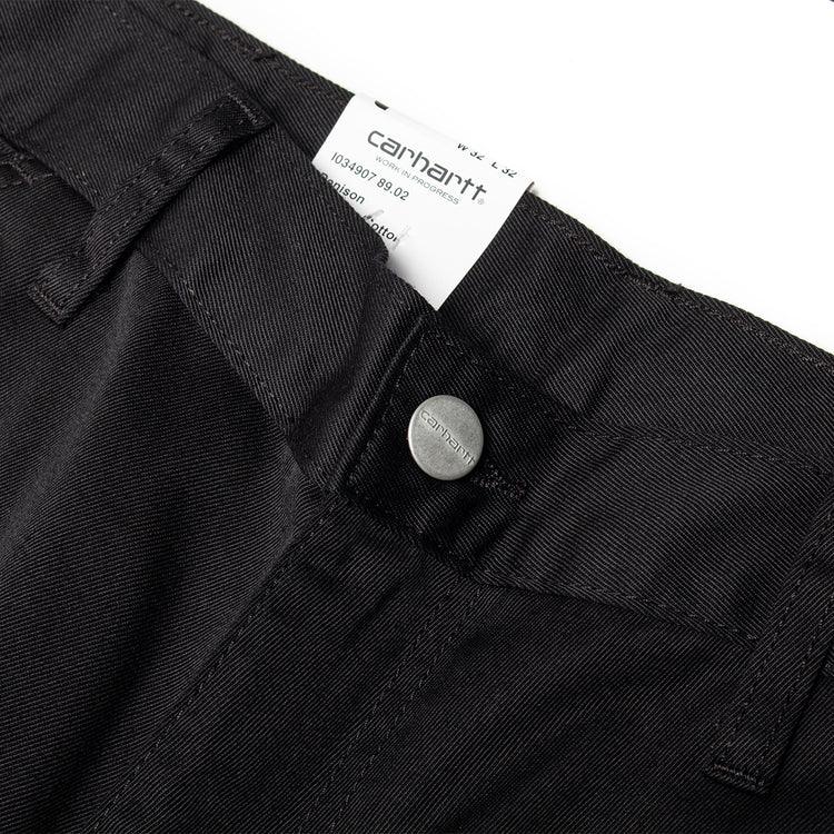 Carhartt WIP - Simple Pant
Style # I034907-8902
Color : Black (Rinsed)