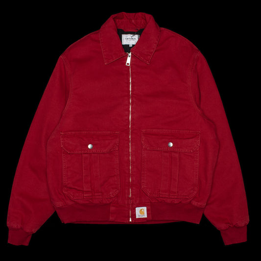 Carhartt WIP - Stanton Jacket
Style # I035617-H806
Color : Scarlet (Stone Washed)