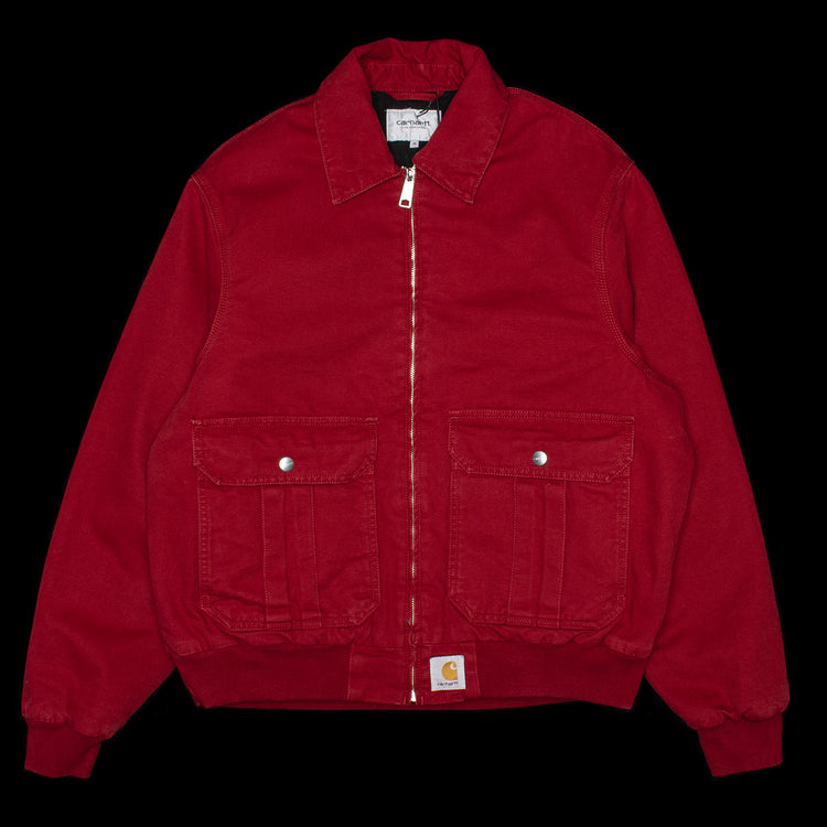 Carhartt WIP - Stanton Jacket
Style # I035617-H806
Color : Scarlet (Stone Washed)
