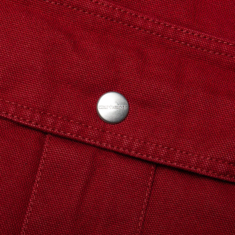 Carhartt WIP - Stanton Jacket
Style # I035617-H806
Color : Scarlet (Stone Washed)