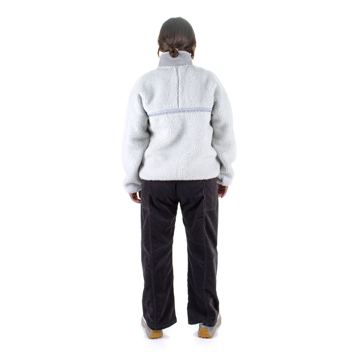 Gramicci x And Wander | Women's&nbsp;JQ Tape Fleece Jacket
Color : Light Grey