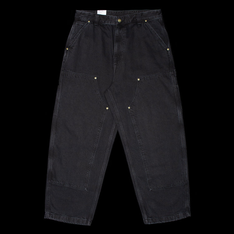 Carhartt WIP - Nash Double Knee Pant
Style # I032106-8906
Color : Black (Stone Washed)