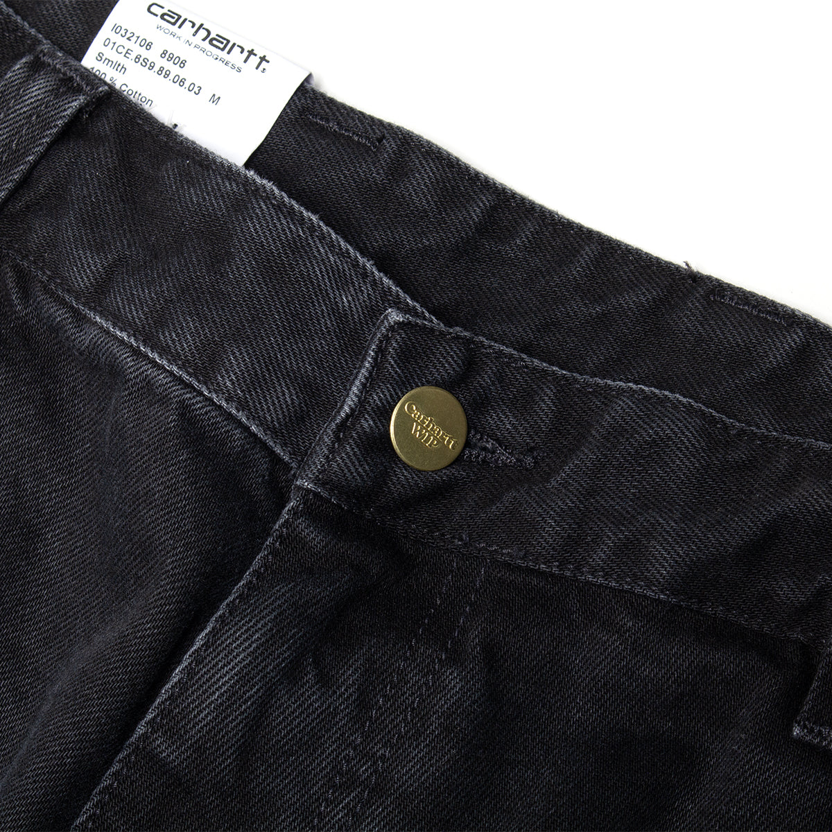 Carhartt WIP - Nash Double Knee Pant
Style # I032106-8906
Color : Black (Stone Washed)