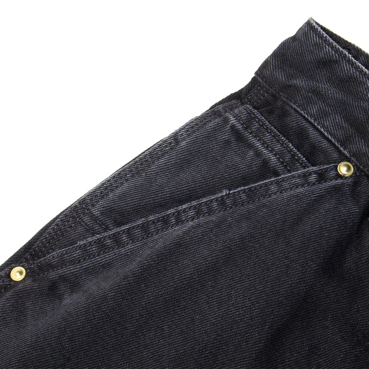 Carhartt WIP - Nash Double Knee Pant
Style # I032106-8906
Color : Black (Stone Washed)