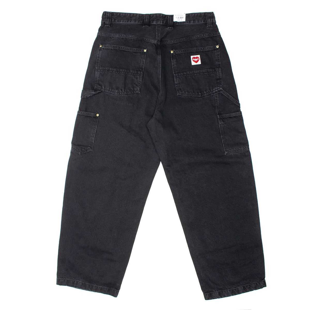 パンツ carhartt NASH DOUBLE KNEE PANT - Black Nash Double Knee Pant - Smith Denim (Stone Washed) – Premier