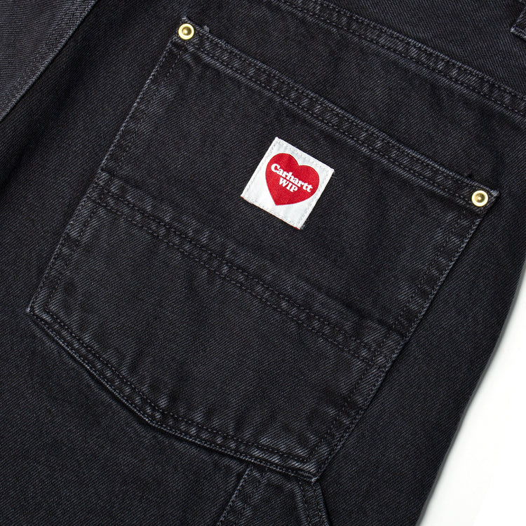 Carhartt WIP - Nash Double Knee Pant
Style # I032106-8906
Color : Black (Stone Washed)