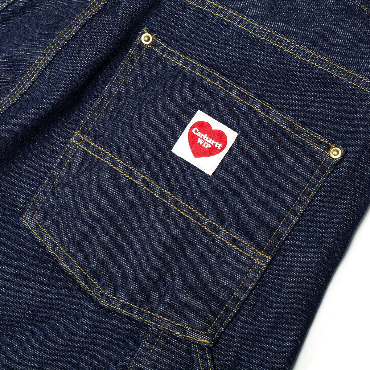 Carhartt WIP - Nash Double Knee Pant
Style # I032106-0102
Color : Blue (Rinsed)