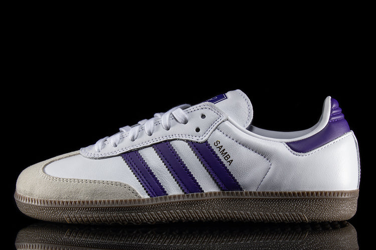 Adidas |&nbsp;Samba ADV
Style # IE6613
Color : Cloud White / Collegiate Purple