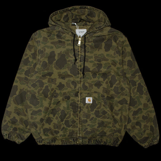 Carhartt WIP | Duck Active Jacket - Canvas
Style # I033897-2MQ
Color : Camo Duck / Green