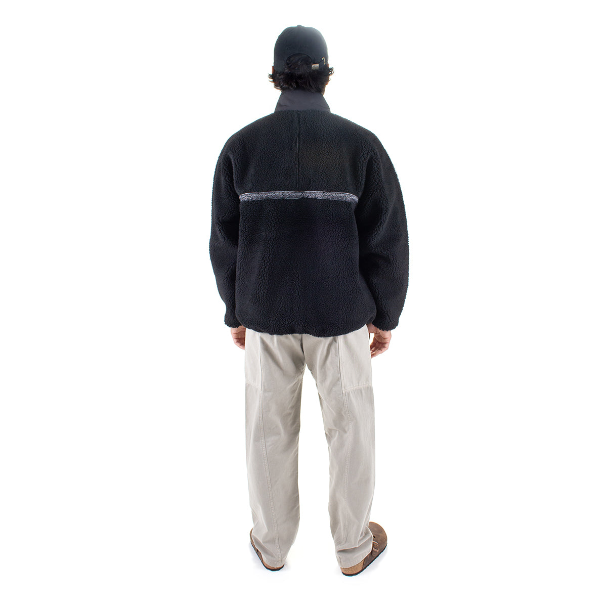 Gramicci x And Wander | JQ Tape Fleece Jacket
Color : Black