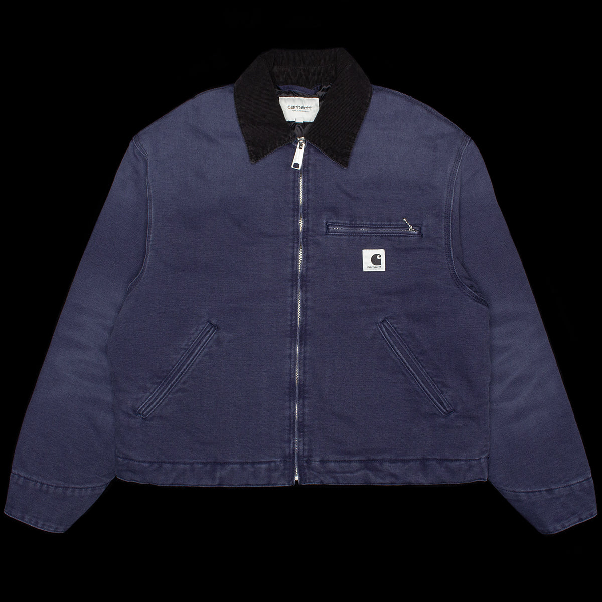 Carhartt WIP - Women's OG Detroit Jacket
Style # I035672-3DT
Color : Dark Navy / Black (Stone Canvas)