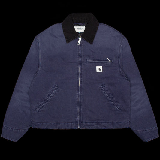 Carhartt WIP - Women's OG Detroit Jacket
Style # I035672-3DT
Color : Dark Navy / Black (Stone Canvas)
