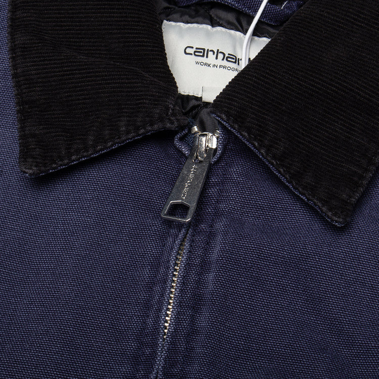 Carhartt WIP - Women's OG Detroit Jacket
Style # I035672-3DT
Color : Dark Navy / Black (Stone Canvas)