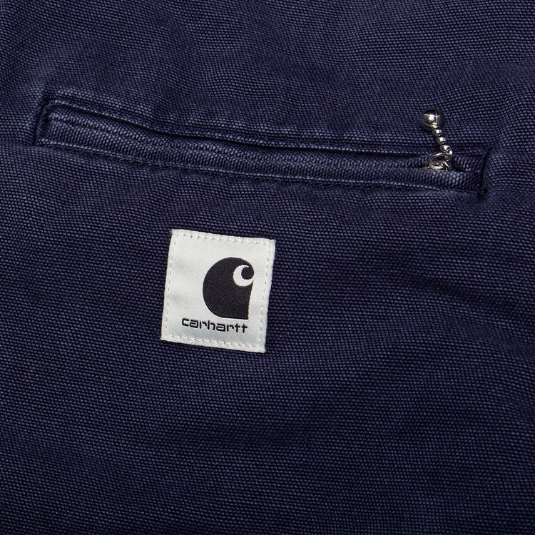 Carhartt WIP - Women's OG Detroit Jacket
Style # I035672-3DT
Color : Dark Navy / Black (Stone Canvas)