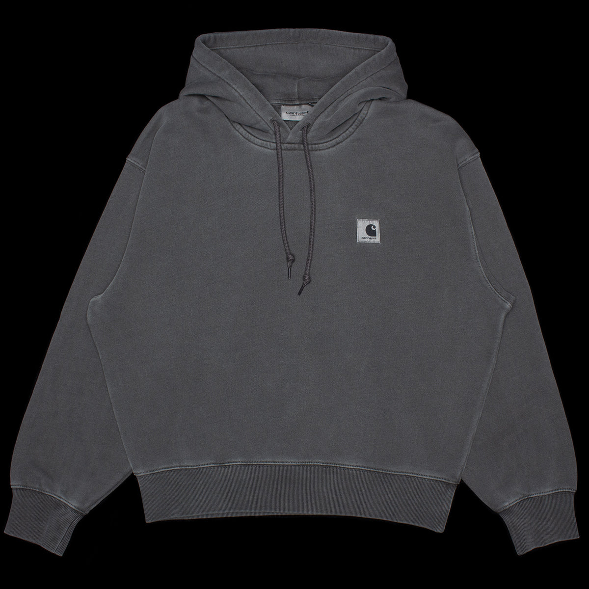 Carhartt WIP - Women's Hooded Nelson Sweatshirt
Style # I032741-89GD
Color : Black