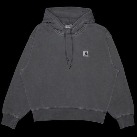 Carhartt WIP - Women's Hooded Nelson Sweatshirt
Style # I032741-89GD
Color : Black