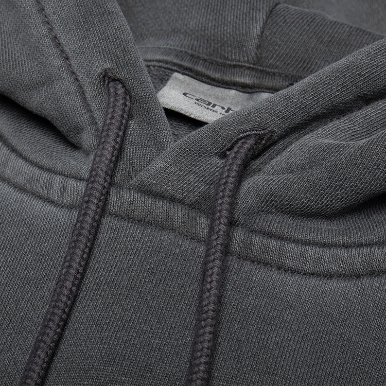 Carhartt WIP - Women's Hooded Nelson Sweatshirt
Style # I032741-89GD
Color : Black