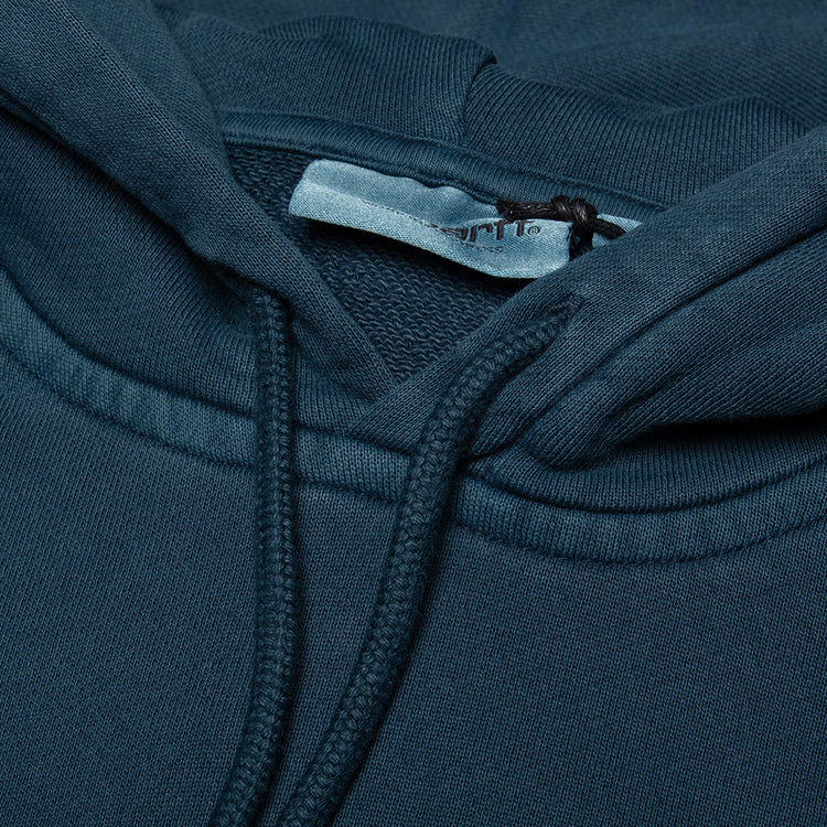 Carhartt WIP - Women's Hooded Nelson Sweatshirt
Style # I032741-0AU
Color : Deep Lagoon
