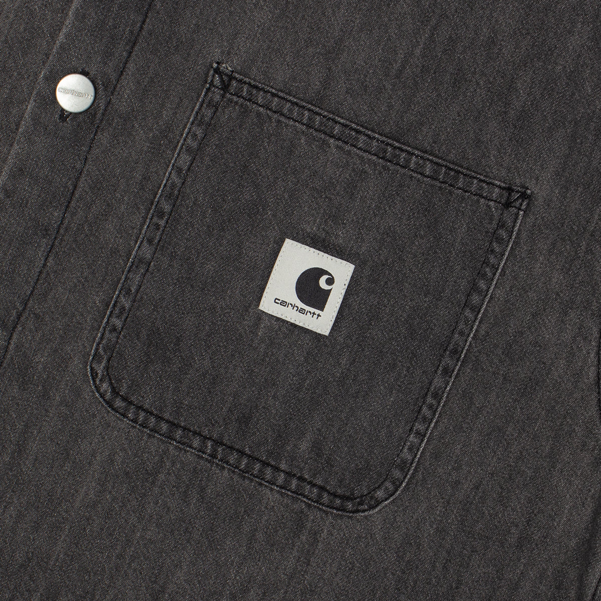 Carhartt WIP - Women's Marly Shirt
Style # I035584-89
Color : Black (Bleached)