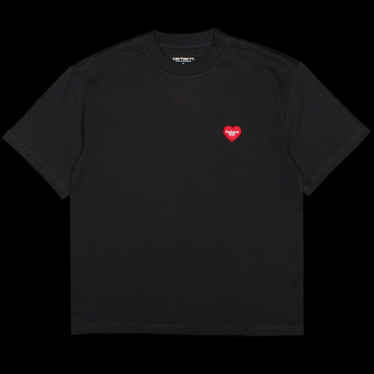Carhartt WIP - Women's Heart Patch T-Shirt
Style # I032318-1V2
Color : Black / Red