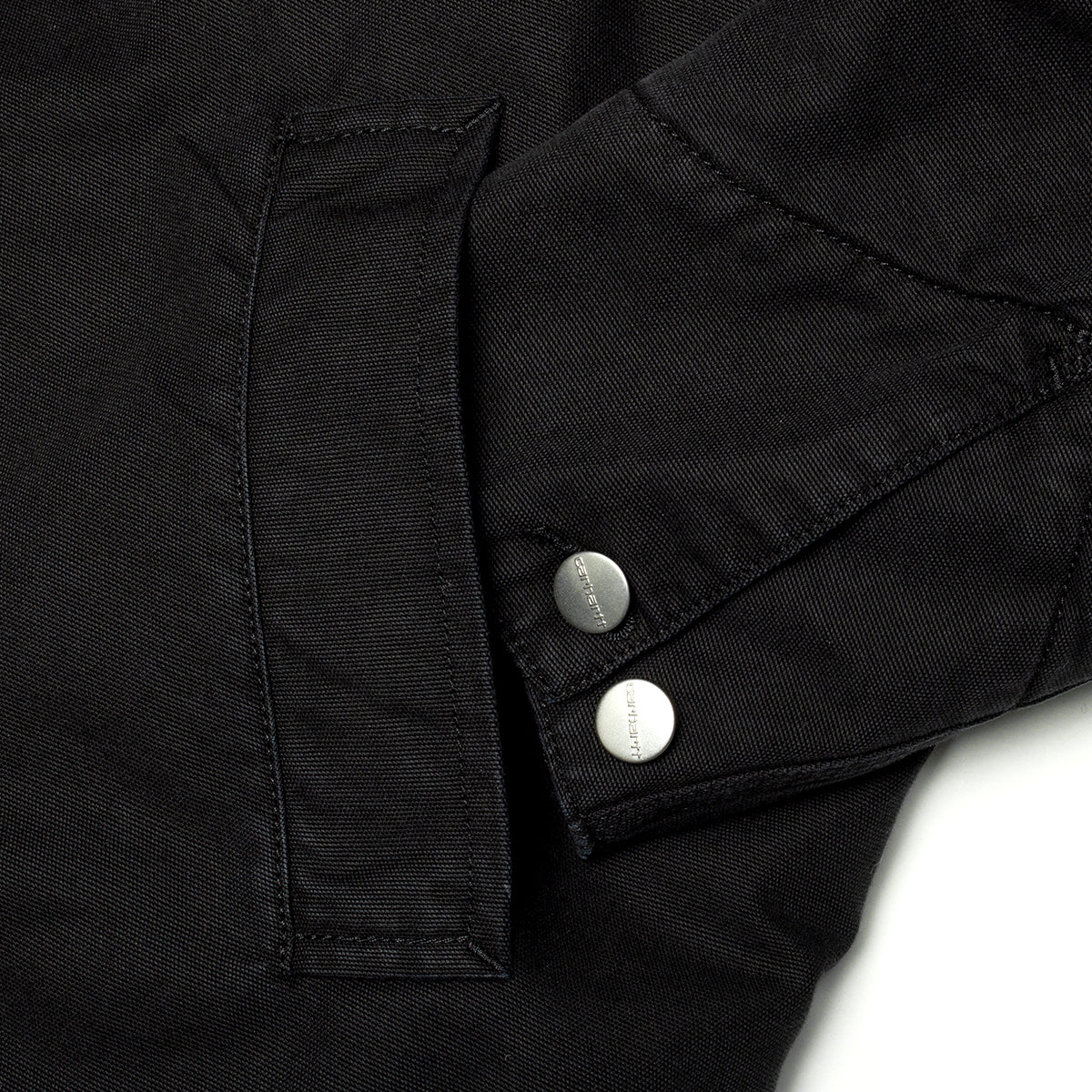 Carhartt WIP - Women's Webster Coat
Style # I035676-00E
Color : Black / Black (Stone Washed)