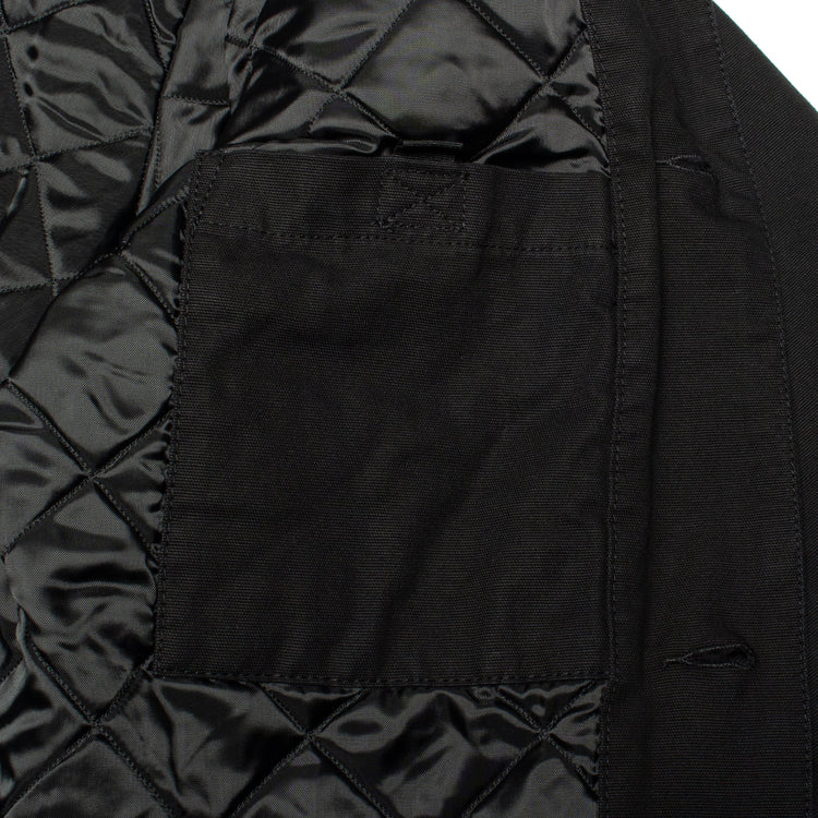 Carhartt WIP - Women's Webster Coat
Style # I035676-00E
Color : Black / Black (Stone Washed)