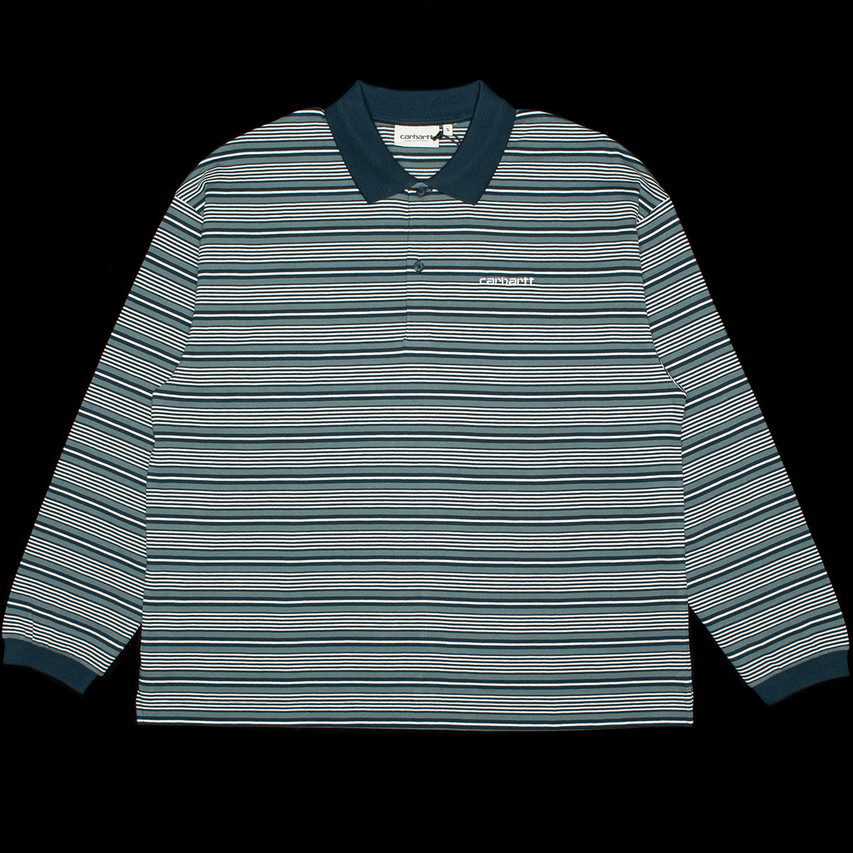 Carhartt WIP - Women's Largo L/S T-Shirt
Style # I035530-37H
Color : Striped Deep Lagoon