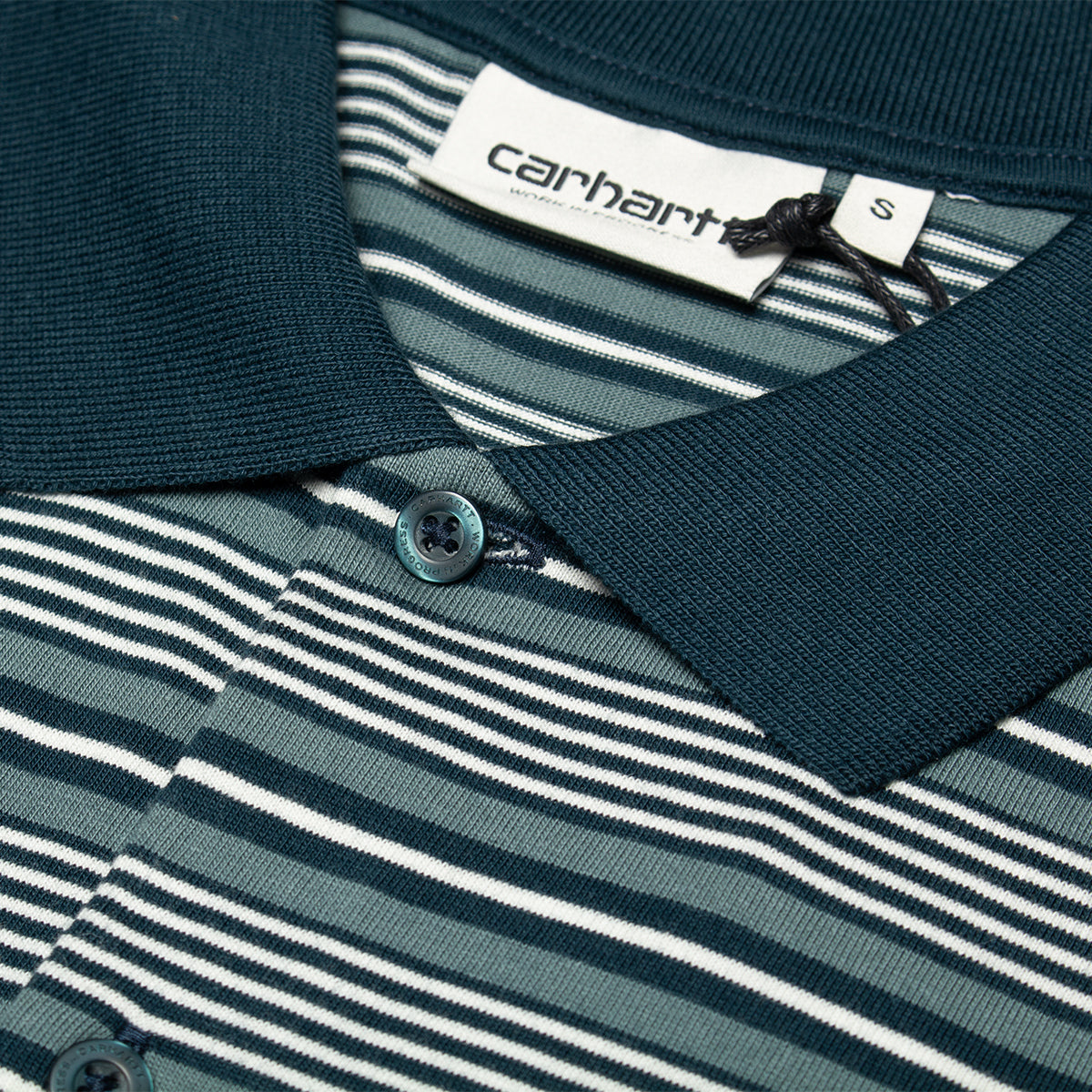 Carhartt WIP - Women's Largo L/S T-Shirt
Style # I035530-37H
Color : Striped Deep Lagoon