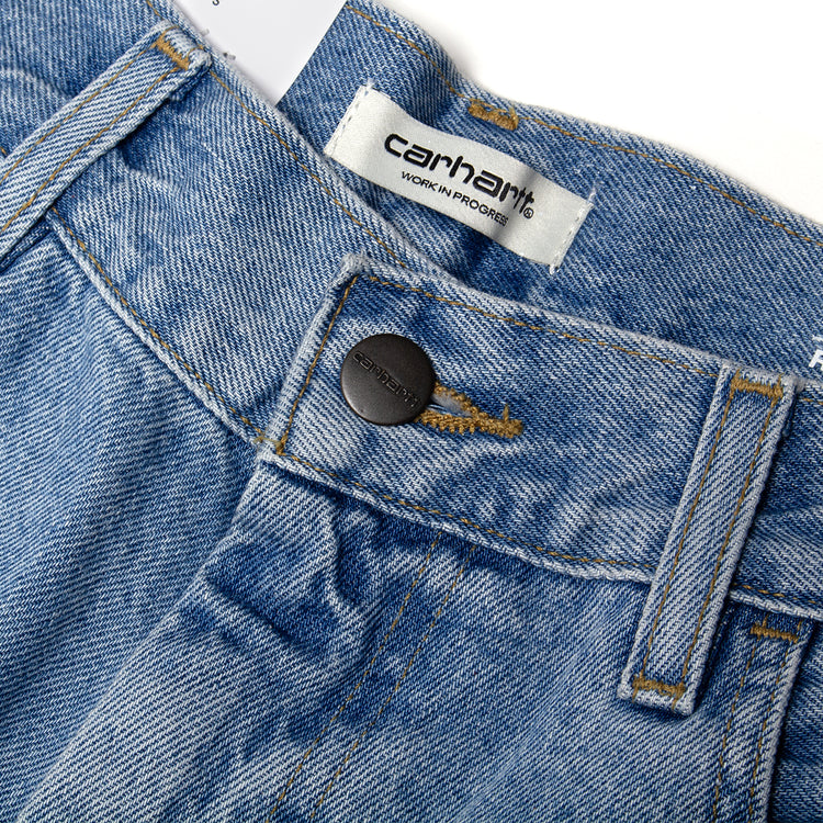 Carhartt WIP - Women's Brandon Pant
Style # I035892-0112
Color : Blue (Stone Bleached)