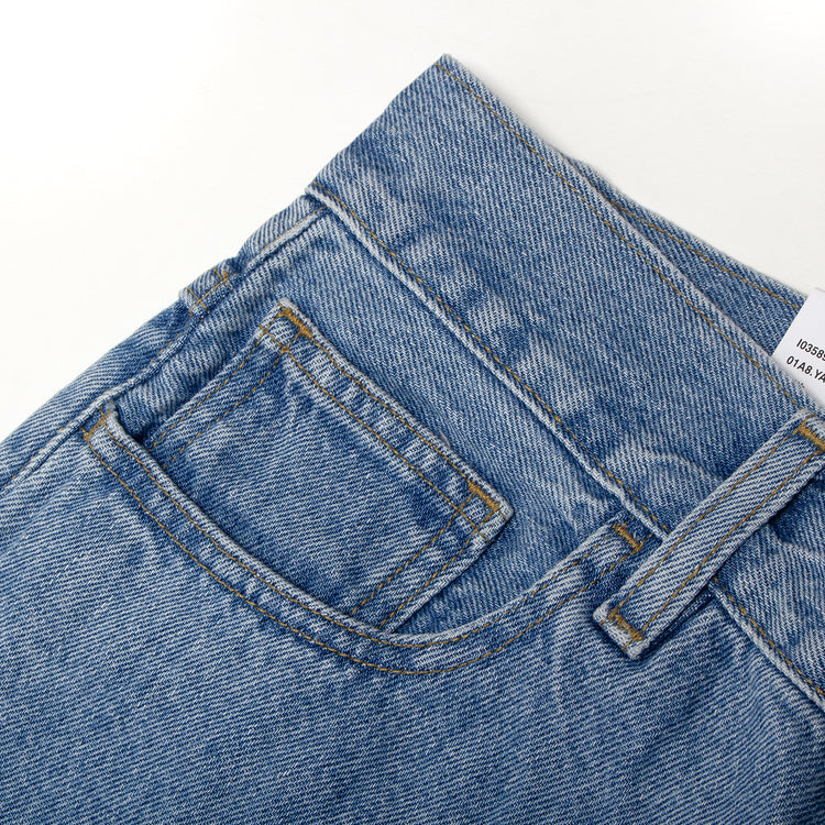 Carhartt WIP - Women's Brandon Pant
Style # I035892-0112
Color : Blue (Stone Bleached)