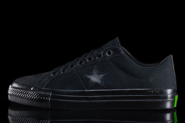 CONVERSE ONE STAR OX スエード ブラック 27.5 三つ星 9-26-23-Converse-One-Star-Pro-