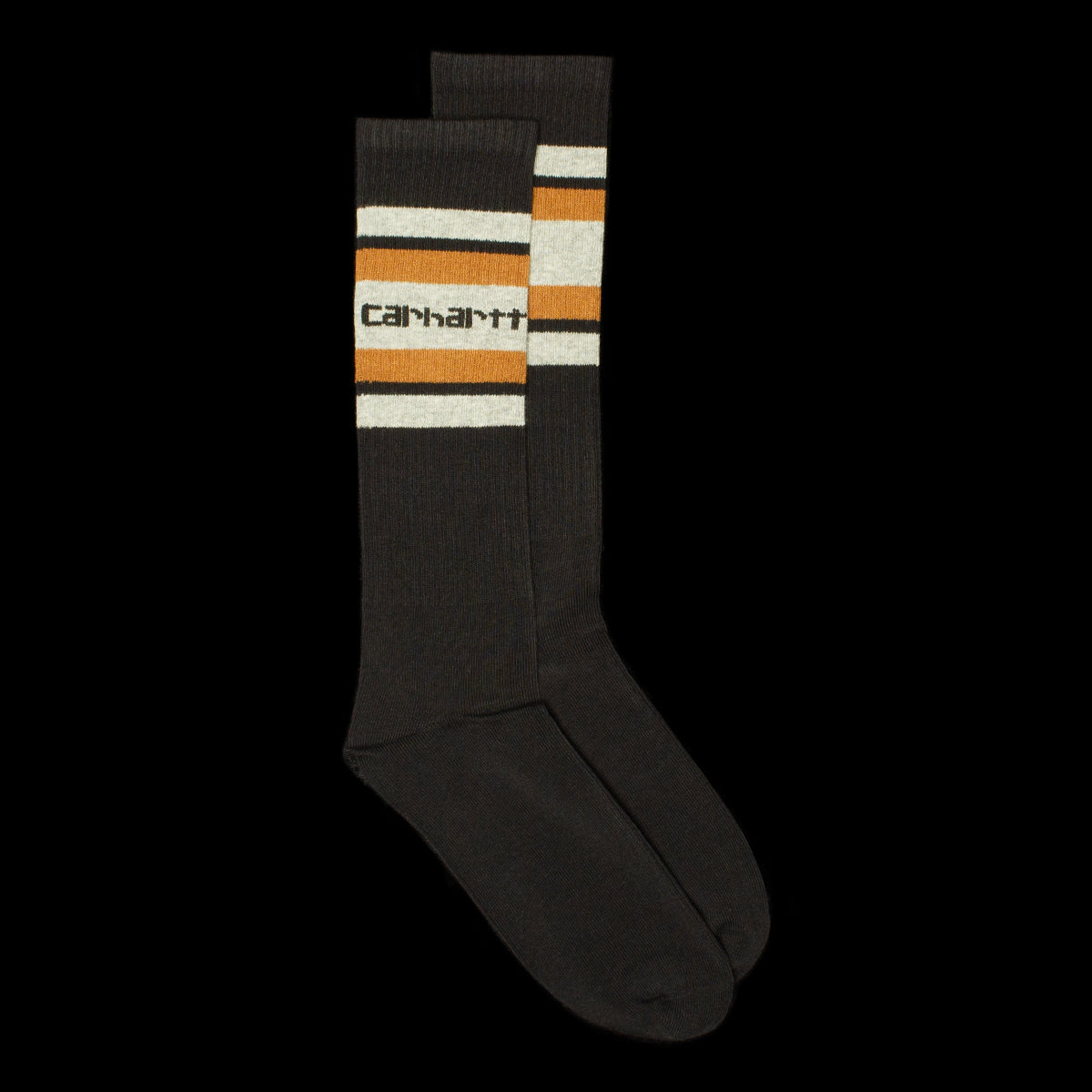 Carhartt WIP | Connors Socks
Style # I033877-2JE
Color : Black / Grey Heather / Hamilton Brown