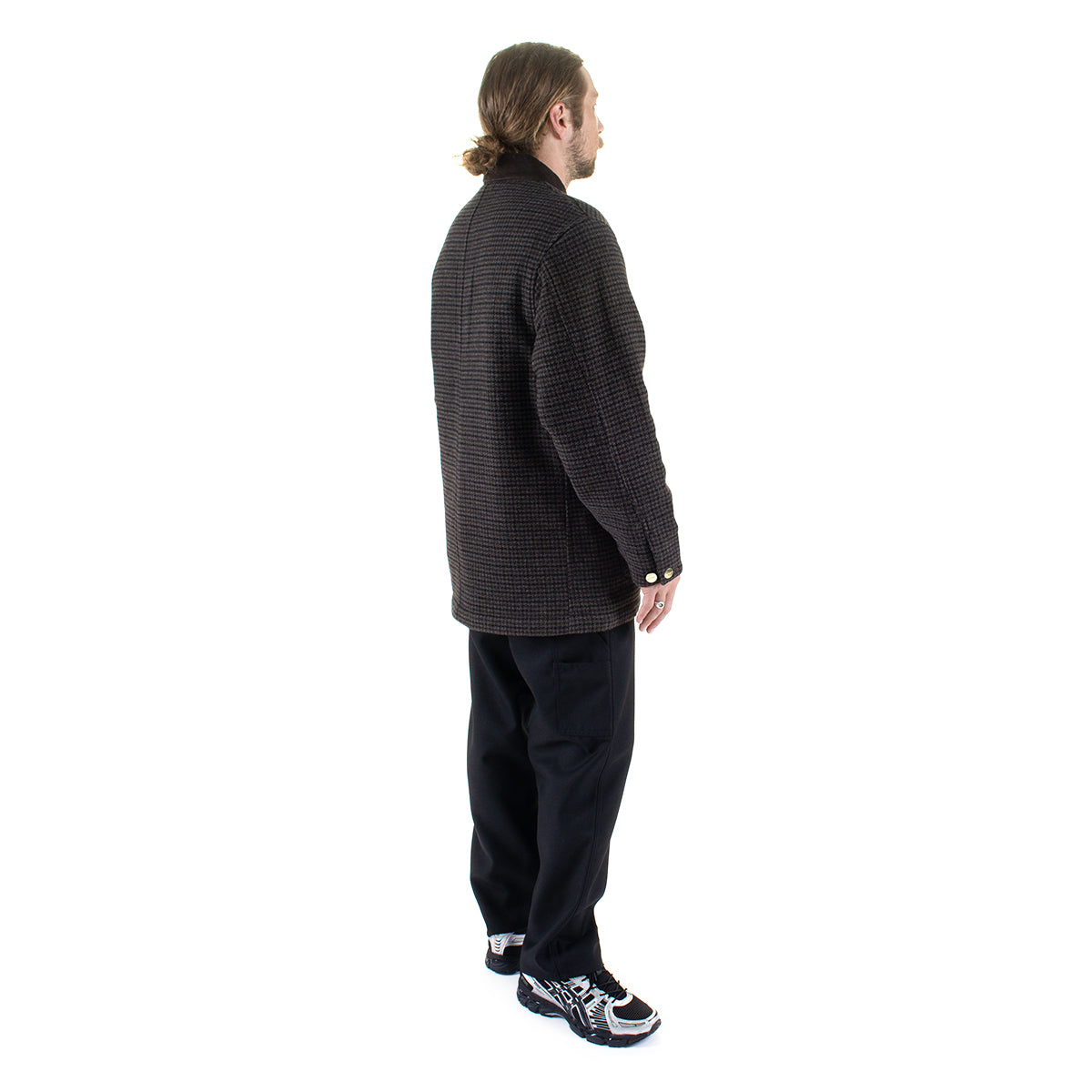 Carhartt WIP - Lowis Houndstooth Chore Coat
Style # I035344-35M
Color : Vitola Heather