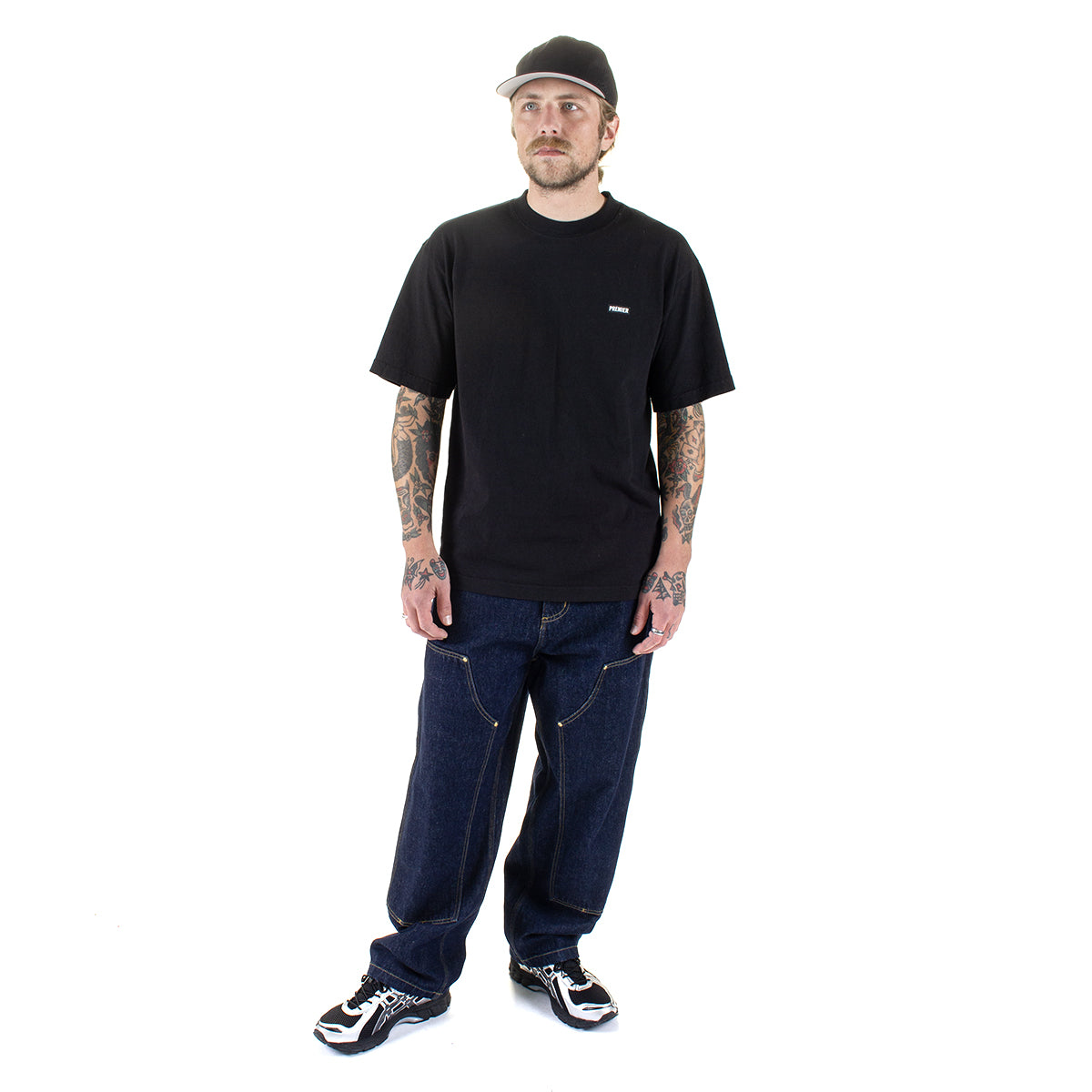 Carhartt WIP - Nash Double Knee Pant
Style # I032106-0102
Color : Blue (Rinsed)