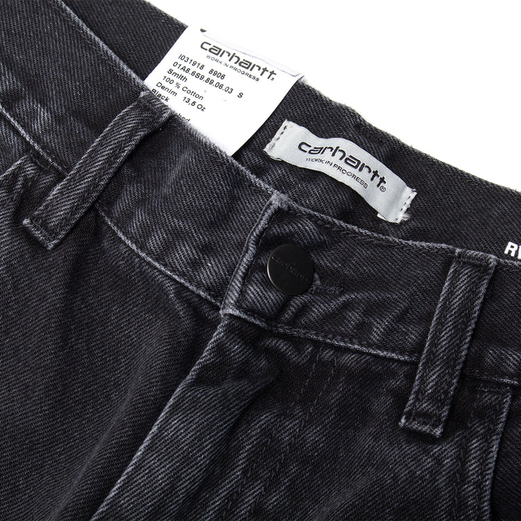 Carhartt WIP - Women's Brandon Pant
Style # I035892-8906
Color : Black (Stone Washed)