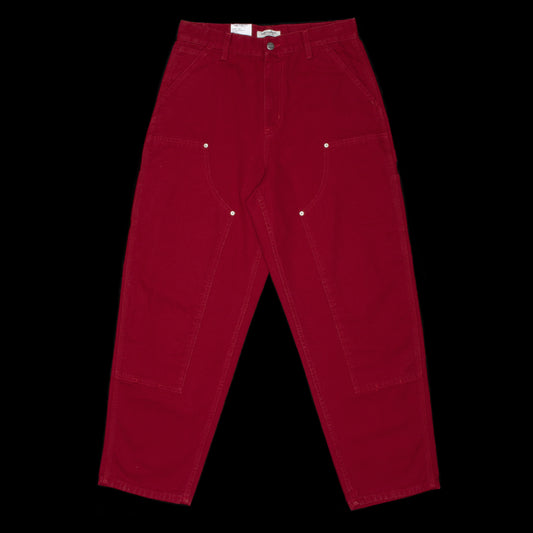 Carhartt WIP - Women's OG Double Knee Pant
Style # I035669-H806
Color : Scarlet (Stone Washed)