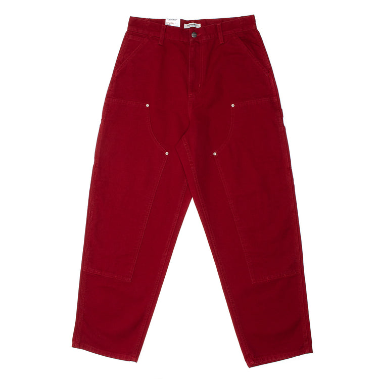 Carhartt WIP - Women's OG Double Knee Pant
Style # I035669-H806
Color : Scarlet (Stone Washed)