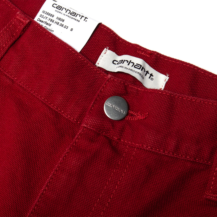 Carhartt WIP - Women's OG Double Knee Pant
Style # I035669-H806
Color : Scarlet (Stone Washed)