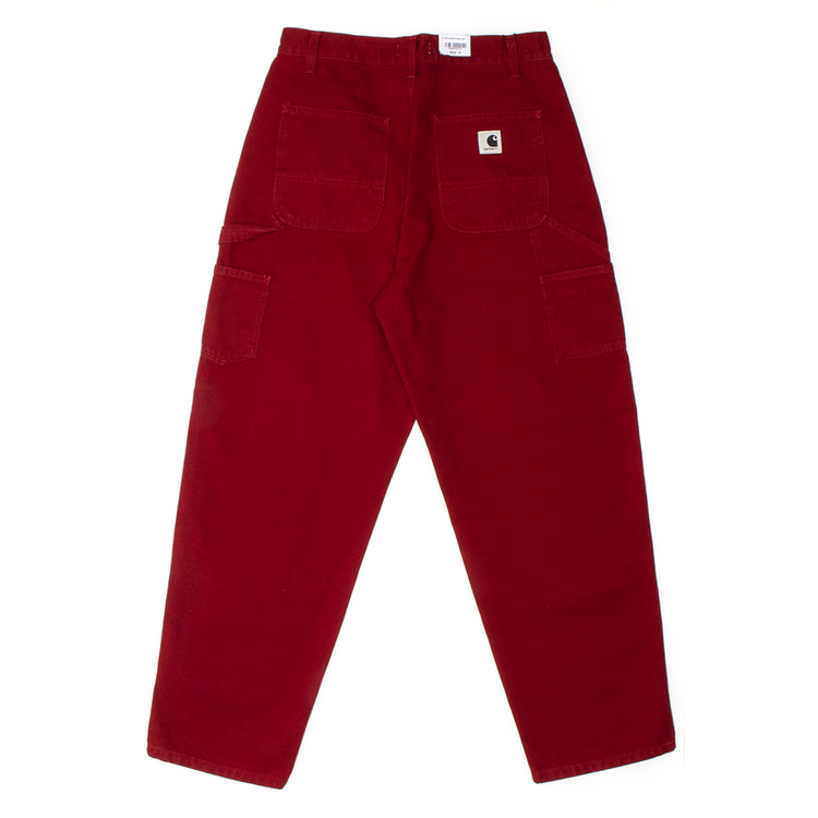 Carhartt WIP - Women's OG Double Knee Pant
Style # I035669-H806
Color : Scarlet (Stone Washed)