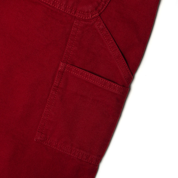 Carhartt WIP - Women's OG Double Knee Pant
Style # I035669-H806
Color : Scarlet (Stone Washed)