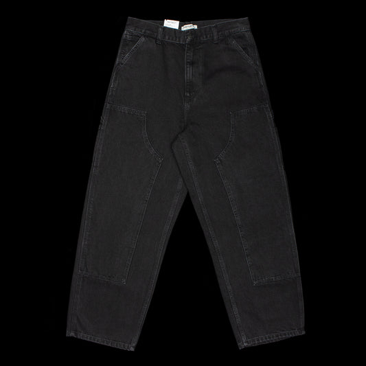 Carhartt WIP - Women's Brandon Double Knee Pant
Style # I034635-8906
Color : Black (Stone Washed)