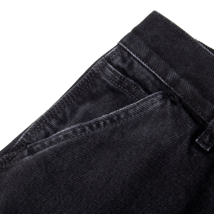 Carhartt WIP - Women's Brandon Double Knee Pant
Style # I034635-8906
Color : Black (Stone Washed)